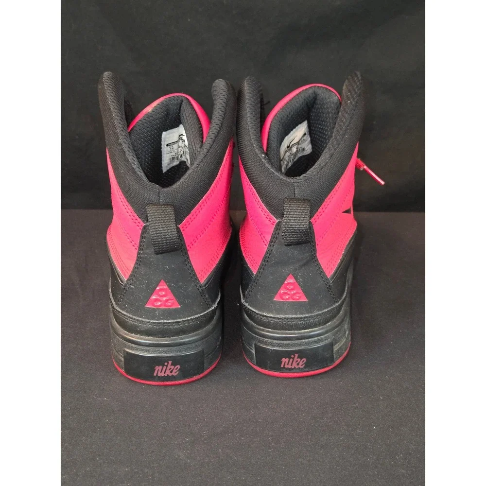 Nike Woodside ACG Kids Size 7‎ Youth Winter Snow Boots Pink Black